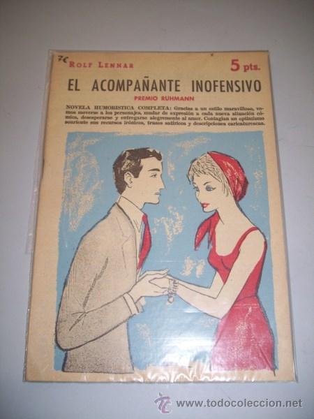 Collectionnisme de Revues et Journaux: LENNAR, Rolf. El acompa&ntilde;ante inofensivo : novela humor&iacute;stica completa (Revista literaria Novelas y C
