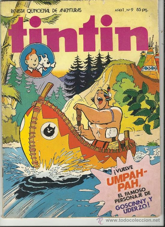 Coleccionismo de revistas y peri&oacute;dicos: Revista Tintin numero 9.bruguera.1981