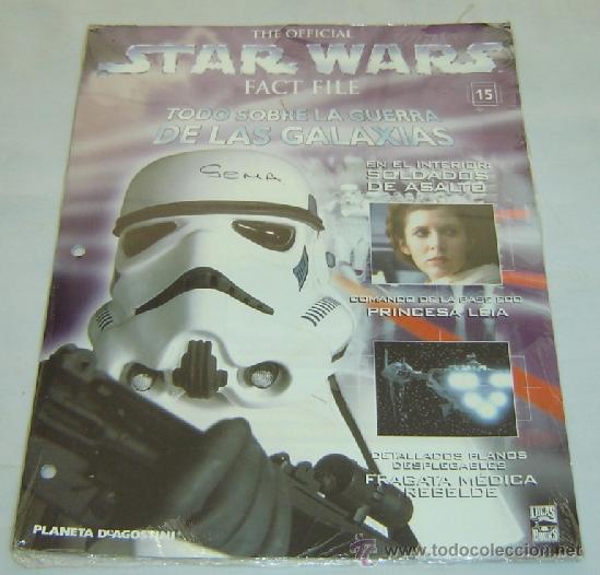 Coleccionismo de revistas y peri&oacute;dicos: OFFICIAL STAR WARS FACT FILE-TODO SOBRE LA GUERRA DE LAS GALAXIAS-Planeta Agostini-Fasc&iacute;culo 15