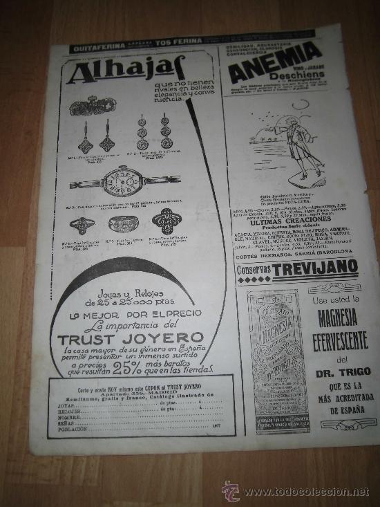 Coleccionismo de revistas y peri&oacute;dicos: PUBLICIDAD ALHAJAS TRUST JOYEROS/KODAK HOJA  DE REVISTA NUEVO MUNDO 1921