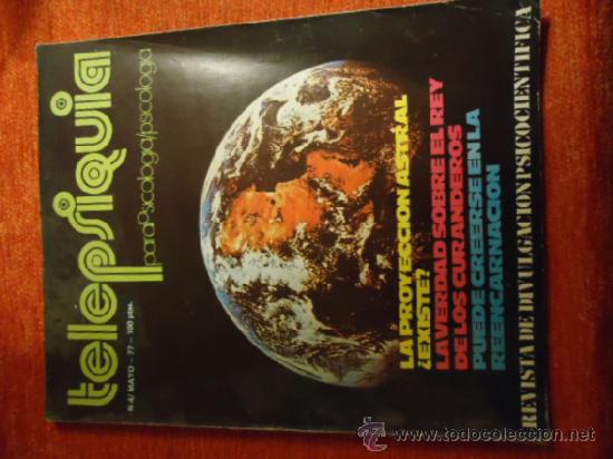 Coleccionismo de revistas y peri&oacute;dicos: REVISTA - TELEPSIQUIA PARAPSICOLOGIA MAYO 1977 N 4
