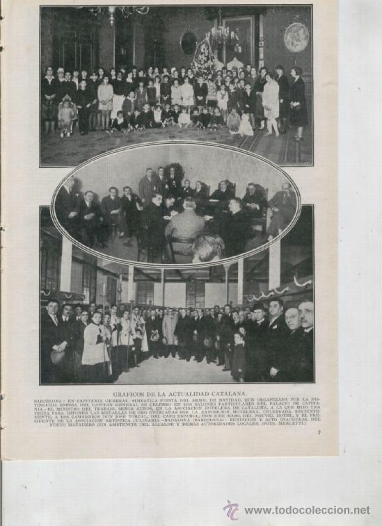 Sammeln von Zeitschriften und Zeitungen: REVISTA A&Ntilde;O 1928 INAUGURACION MATADERO DE BADALONA INAUGURACION DEL TELEFONO AUTOMATICO EN ZARAGOZA