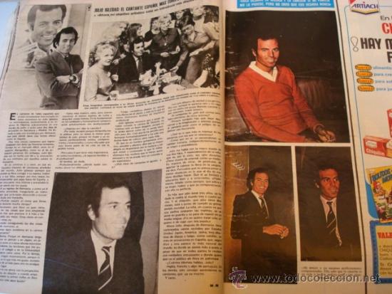 Coleccionismo de Revistas y Peri&oacute;dicos: JULIO IGLESIAS- ROCIO JURADO- MIGUEL RIOS- CARMEN SEVILLA- REVISTA SEMANA
