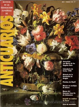 Coleccionismo de revistas y peri&oacute;dicos: ANTICUARIOS A&Ntilde;O 1, febrero 1998