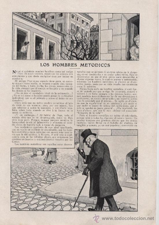 Coleccionismo de Revistas y Peri&oacute;dicos: Los hombres met&oacute;dicos / por Gil Parrado con dibujo de Medina Vera - 1910