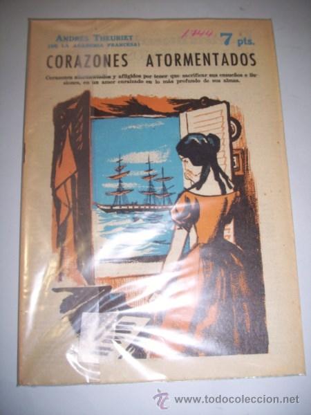 Collezionismo di Riviste e Giornali: THEURIET, Andr&eacute;s. Corazones atormentados (Revista literaria Novelas y Cuentos)