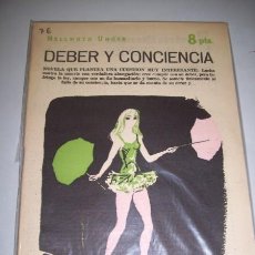 Coleccionismo de Revistas y Periódicos: UNGER, HELLMUTH. DEBER Y CONCIENCIA (REVISTA LITERARIA NOVELAS Y CUENTOS)