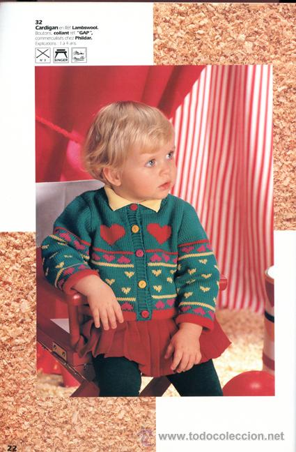 Catalogue Phildar Tricot N°268 Automne-hiver 1995 - Occasion - Modèles Famille