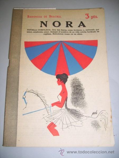 Sammeln von Zeitschriften und Zeitungen: BRACKEL, Baronesa de. Nora : novela completa (Revista literaria Novelas y Cuentos)
