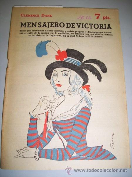 Collectionnisme de Revues et Journaux: DANE, Clemence. Mensajero de Victoria (Revista literaria Novelas y Cuentos)