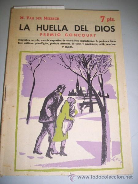 Collectionnisme de Revues et Journaux: MEERSCH, Maxence van der. La huella del dios :novela completa (Revista literaria Novelas y Cuentos)