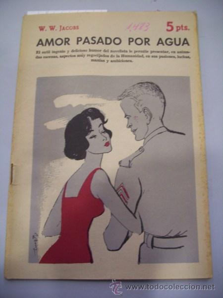Collectionnisme de Revues et Journaux: JACOBS, W.W. Amor pasado por agua (Revista literaria Novelas y Cuentos)