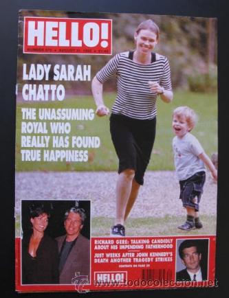 Coleccionismo de Revistas y Peri&oacute;dicos: REVISTA HELLO ! CON RICHARD GERE EN LA PORTADA Y ARTICULO INTERIOR