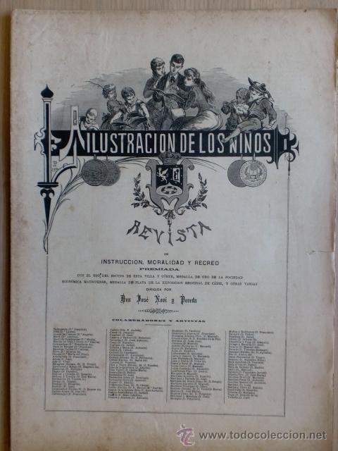 Collezionismo di Riviste e Giornali: REVISTA LA ILUSTRACION DE LOS NI&Ntilde;OS. A&Ntilde;O IV. N&ordm; 54. MADRID. 15 ENERO 1881. VER DESCRIPCION.