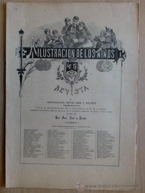 Collezionismo di Riviste e Giornali: REVISTA LA ILUSTRACION DE LOS NI&Ntilde;OS. A&Ntilde;O V. N&ordm; 78. MADRID. 15 ENERO 1882. VER DESCRIPCION.