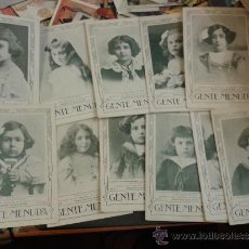 Coleccionismo de Revistas y Periódicos: 11 NUMEROS DE LA REVISTA GENTE MENUDA. CONCURSO DE BELLEZA INFANTIL. 1910. PUBLICIDAD 