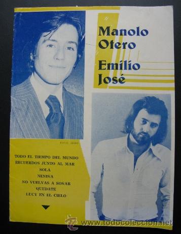 Collezionismo di Riviste e Giornali: REVISTA CANCIONERO MANOLO OTERO EMILIO JOSE