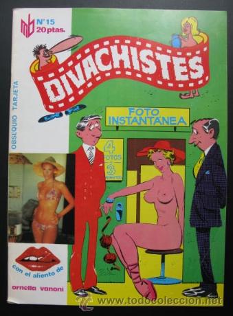 Coleccionismo de revistas y peri&oacute;dicos: REVISTA ORNELLA VANONI DIVACHISTES CON POSTER DE LA ACTRIZ