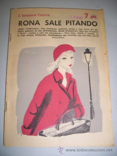 Sammeln von Zeitschriften und Zeitungen: JEFFERSON FARJEON, J. Rona sale pitando : novela completa (Revista literaria Novelas y Cuentos)