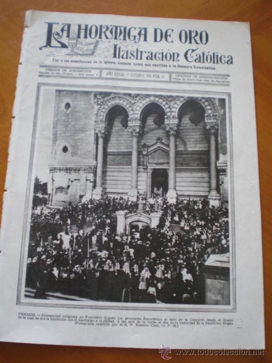 Coleccionismo de revistas y peri&oacute;dicos: LA HORMIGA DE ORO N&ordm; 41 (07/10/16) SEGOVIA GELIDA TARRAGONA SANS VILLAFRANCA DEL PANADES VICH