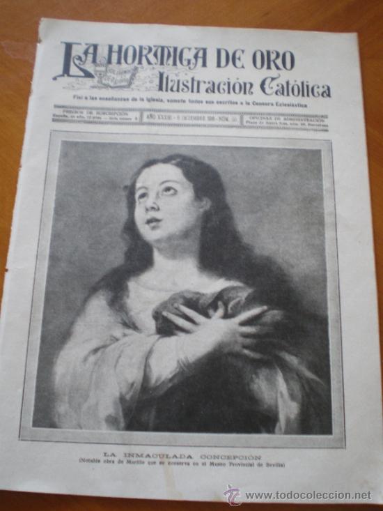 Coleccionismo de revistas y peri&oacute;dicos: LA HORMIGA DE ORO N&ordm; 50 (9/12/16) ALCIRA VALENCIA MELILLA VILARASAU SANTA MARIA DE OLO SAN SEBASTIAN