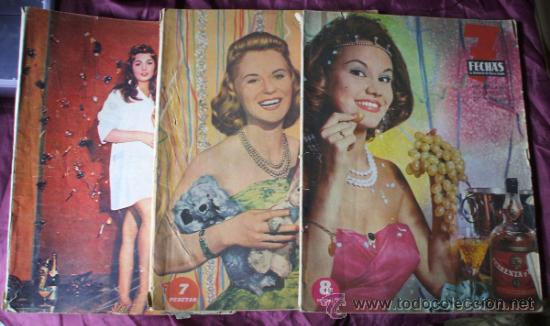 Coleccionismo de revistas y peri&oacute;dicos: LOTE DE 3 REVISTAS 7 FECHAS SUPLEMENTOS DE NAVIDAD 1957,1960 Y 1061