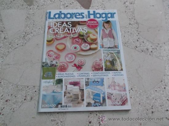 Collectionnisme de Revues et Journaux: LABORES DEL HOGAR N&ordm; 640. PUNTO. COMPLEMENTOS. IDEAS PASCUA. ALMOHADONES. PUNTILLAS. SERVILLETEROS
