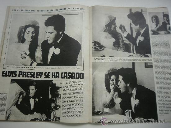 Coleccionismo de Revistas y Peri&oacute;dicos: REVISTA SEMANA (MAYO DE 1967) - REPORTAJE ELVIS PRESLEY SE HA CASADO