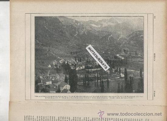 Collectionnisme de Revues et Journaux: REVISTA IBERICA 725 A&Ntilde;O 1928 VALLE DEL ESERA BA&Ntilde;OS DE BENASQUE MEDIANO EL GRADO BIELSA CORSA CADOLLA