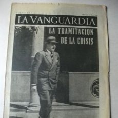 Coleccionismo de Revistas y Periódicos: LA VANGUARDIA – DIARIO Y NOTAS GRÁFICAS – GUERRA CIVIL 31/3/1937 – JOSÉ TERRADELLAS PRESIDENT