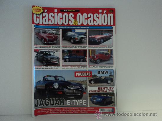 Coleccionismo de Revistas y Peri&oacute;dicos: REVISTA CLASICOS DE OCASION N&ordm; 8 A&Ntilde;O 2007 PRUEBA: JAGUAR E-TYPE