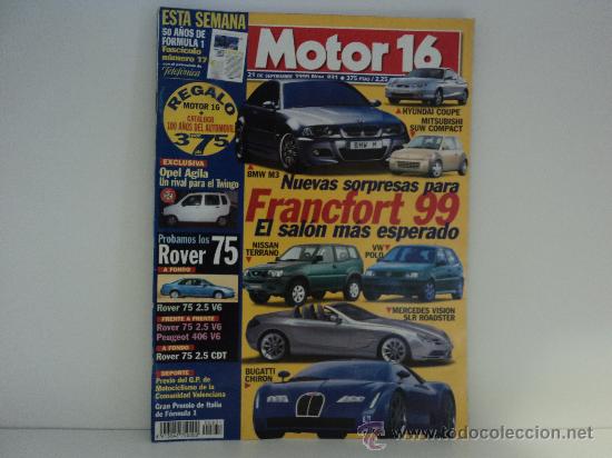 Coleccionismo de Revistas y Peri&oacute;dicos: REVISTA MOTOR 16 N&ordm; 831 A&Ntilde;O 1999