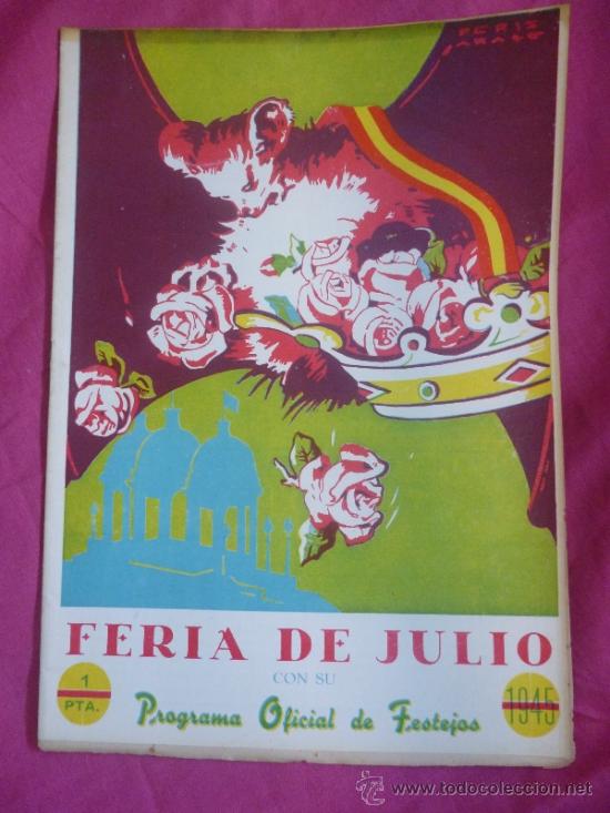 Collection Magazines and Newspapers: Valencia. Revista con programa de festejos de la Feria de Julio de 1945