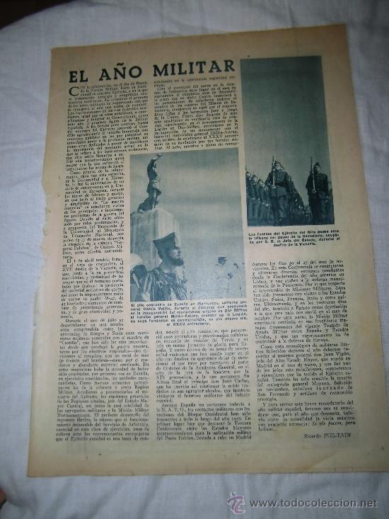 Coleccionismo de revistas y peri&oacute;dicos: PUBLICIDAD RADIO MAYMO/CONSTRUCCIONES INDUSTRIALES SACI/EL A&Ntilde;O MILITAR HOJA DE REVISTA ABC 1956