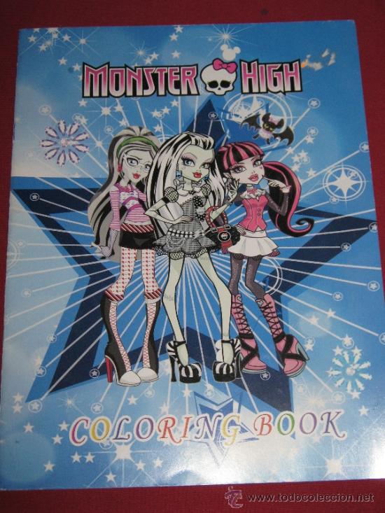Colecionismo de Revistas e Jornais: MONSTER COLORING BOOK - CON PEGATINAS