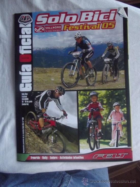 Collection Magazines and Newspapers: SOLO BICI GUIA OFICIAL FESTIVAL 2005