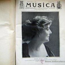 Coleccionismo de Revistas y Periódicos: REVISTA MUSICA ENCUADERNADA Nº 5 1911
