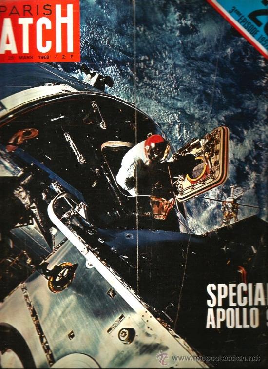 Coleccionismo de Revistas y Peri&oacute;dicos: PARIS MATCH : APOLO 9 (APOLLO 9) + JOHN LENNON & YOKO ONO ( BODA EN GIBRALTAR : 1 PAGINA, 3 FOTOS )