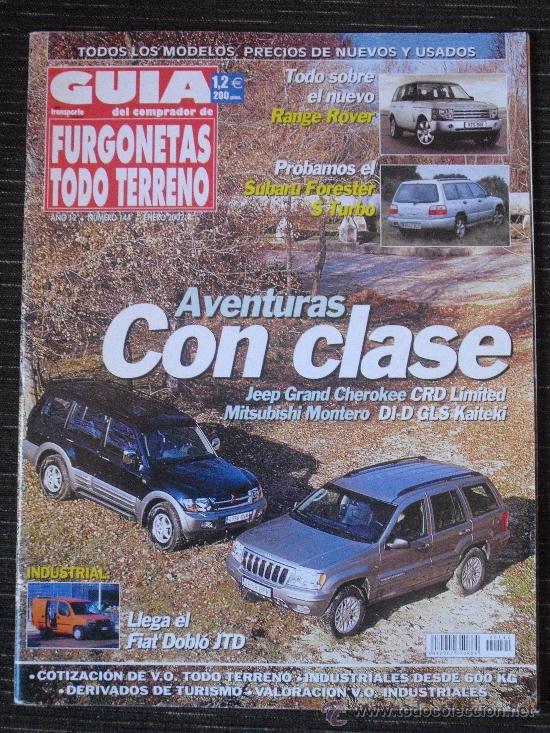 Collection Magazines and Newspapers: ~ REVISTA GU&Iacute;A DEL COMPRADOR DE FURGONETAS TODO TERRENO, A&Ntilde;O 12 N&ordm; 144, ENERO 2002 ~