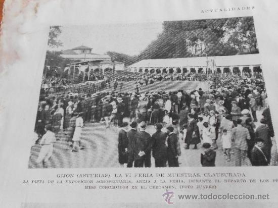 Collezionismo di Riviste e Giornali: RECORTE DE PRENSA: INTERESANTES FOTOGRAF&Iacute;AS DE GIJ&Oacute;N Y CUDILLERO, BLANCO Y NEGRO 1 SEPTIEMBRE 1929