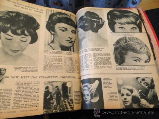 Coleccionismo de revistas y peri&oacute;dicos: TOMO GRANDE 34X26 CM CON 15 REVISTAS DE ILLUSTARTED DE 1956 A 1958 EN INGLES