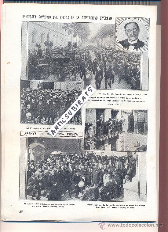 Collection Magazines and Newspapers: REVISTA 1913 ARNAU ARENYS DE MAR MONTBLANCH TORTOSA ALCALA DE CHIVERT XIVERT BATALLON INFALTIL