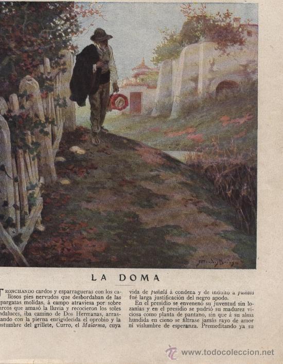 Sammeln von Zeitschriften und Zeitungen: La doma / cuento de Blanca de los R&iacute;os Lamp&eacute;rez con dibujos de M&eacute;ndez Bringa - 1910