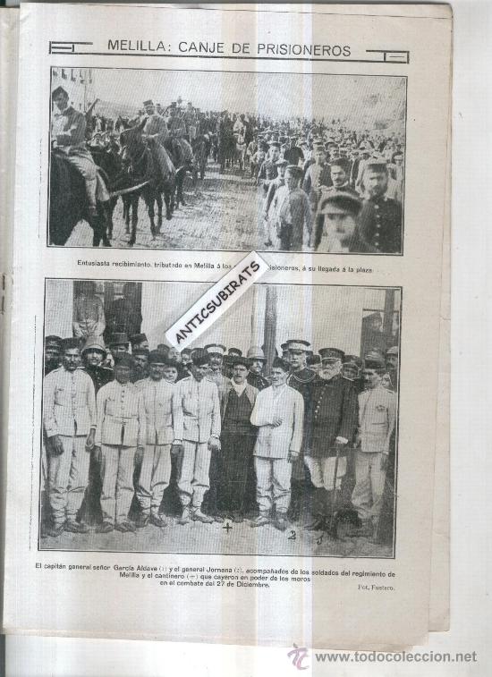 Coleccionismo de Revistas y Peri&oacute;dicos: REVISTA A&Ntilde;O 1913 PUENTE ROMANO DE CORDOBA JOAQUIN DICENTA GUERRA DE MARRUECOS MELILLA TAHUIMA HARCHA