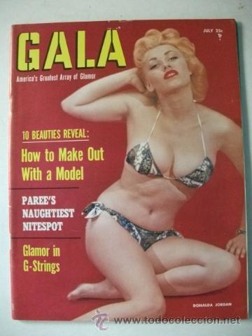 Coleccionismo de revistas y peri&oacute;dicos: GALA VOL 8 N&ordm; 2 &ndash; AMERICA&rsquo;S GREATEST ARRAY OF GLAMOR &ndash; JULIO 1957
