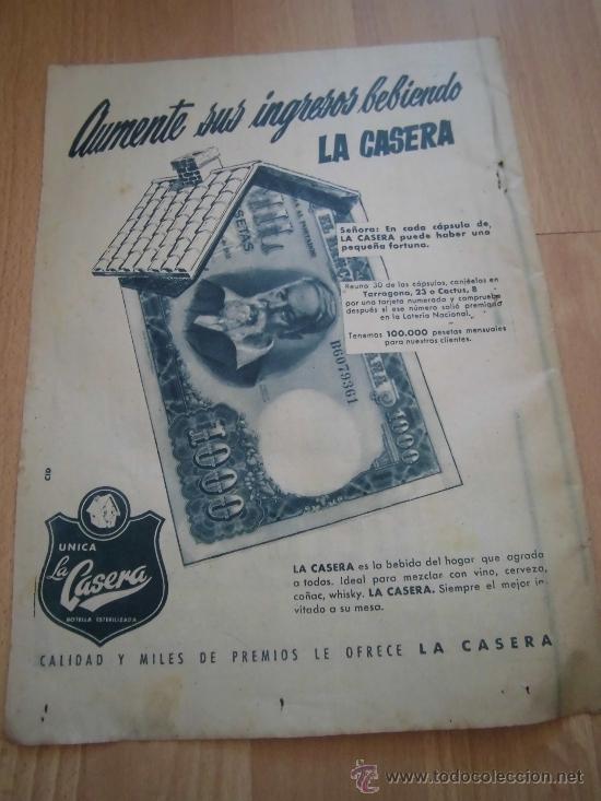 Coleccionismo de Revistas y Peri&oacute;dicos: PUBLICIDAD LA CASERA /LINTERNA PERMANENTE ACCU LUX HOJA DE REVISTA ABC 1946