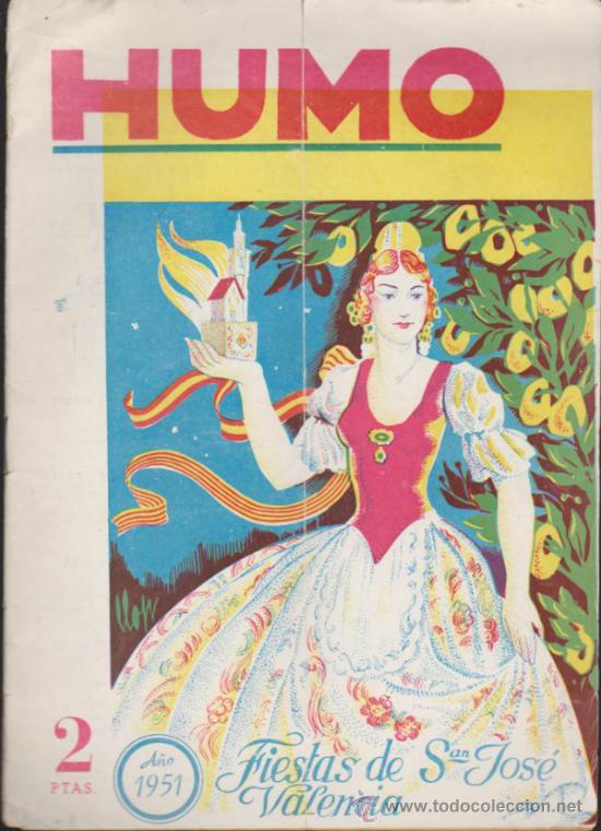 Collection Magazines and Newspapers: Humo. Fiestaas de San Jos&eacute;. Valencia  1951.