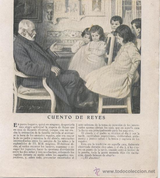 Collection Magazines and Newspapers: Cuento de Reyes / de Carlos Luis de Cuenca con dibujo de M&eacute;ndez Bringa - 1912