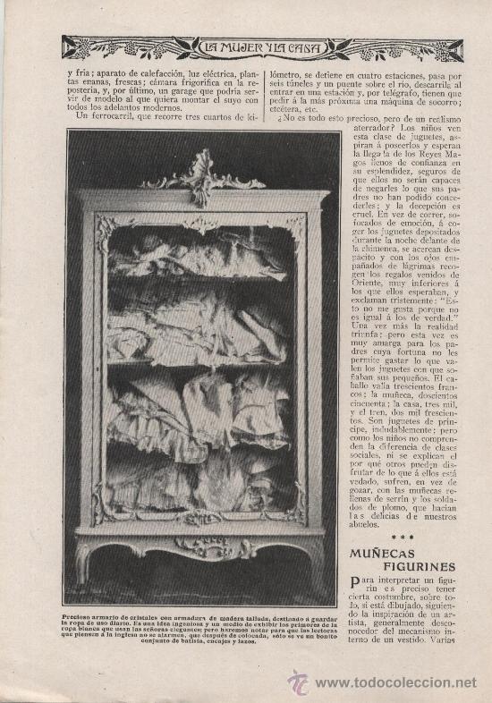 Collection Magazines and Newspapers: * MUEBLES * Armario para ropa de diario - 1912