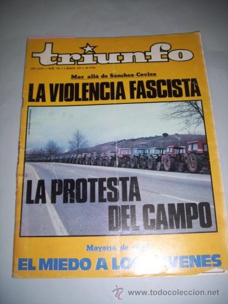 Sammeln von Zeitschriften und Zeitungen: TRIUNFO. A&ntilde;o XXXII ; N&ordm; 736 ; 5 marzo 1977
